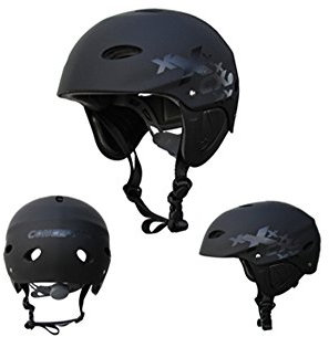 Concept X Kite + Surf Helm CX Pro Wassersporthelm White/Schwarz/Carbon (schwarz, XS)