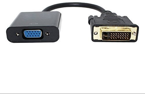 Bolongking Adattatore DVI-D a VGA - Cavo Convertitore Maschio a Femmina per Display di PC