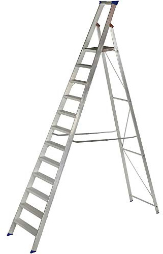 Werner 7151218 Platform Stepladder 12 Tread MasterTrade Swingback