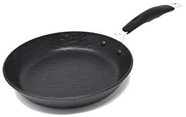 AMERCOOK Sartén Rockstone (20 cm) efecto piedra y pizarra, apta para todo tipo de fuegos, incluida inducción, sin PFOA