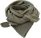 Glückspilz I Musselin Tuch Damen | Musselin Schal Damen | 130 x 130 cm | Schals & Tücher für Damen | Baumwolle | Musselintuch | XXL | Khaki