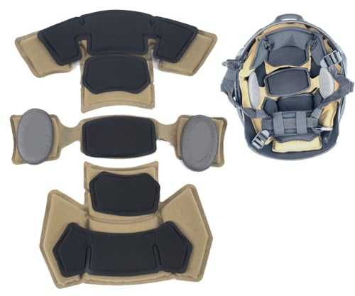 HANSTRONG GEAR Tapis de protection interne en mousse à mémoire de forme pour casque de combat pour airsoft