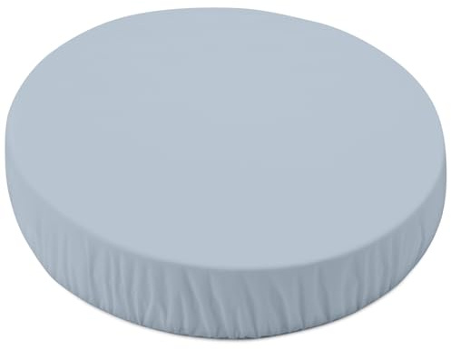 Waldin Drap Housse Petit, Lit Bébé Ovale 7en1, Jersey Coton, Bleu