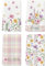 Artoid Mode Blumen Blätter Schmetterling Vase Frühling Küchentücher Geschirrtücher, 42x65 cm Sommer Sunshine Dekoration Polyester Handtücher 4er Set