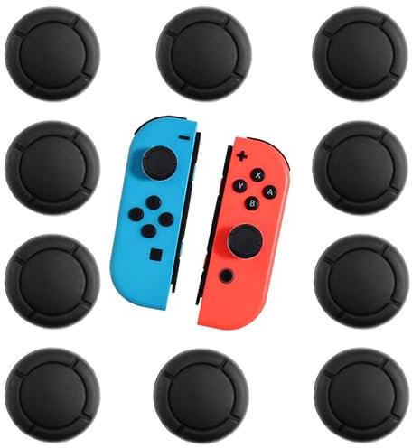 Capuchons de Joystick de Rechange,10 PCS Capuchons de Joystick en Silicone Capuchons de Joystick Capuchons Protection de Joystick pour Manette Switch Switch Lite et Switch OLED