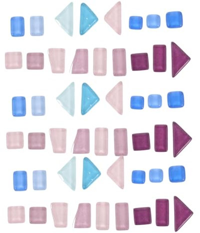 Piastrelle a mosaico, mosaico in vetro, set di materiali for collage a mosaico, piastrelle a mosaico in vetro, accessori for cornici fai da te, piastrelle for pavimenti a mosaico, pietre for mosaico,