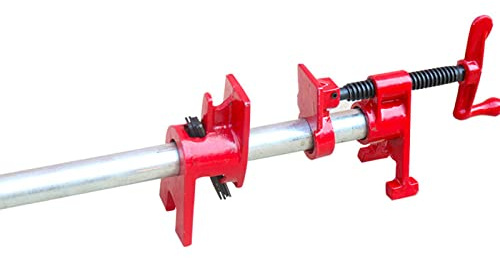 Clamp Sashs Clamps Vice Clamp Metal Kit Set Woodworking Woodwork Metal Wood Gluing Heavy Duty Tube Cast Iron Made Pipe Clamps for Woodworking