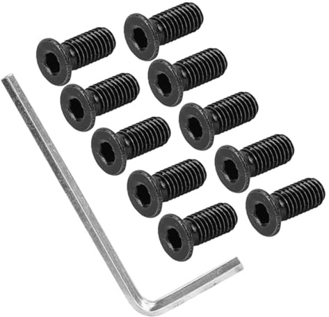 Juego de tornillos para patinete, 10 Uds., kit de destornilladores de repuesto de tornillo de aleación, pernos para frente con llave hexagonal para patinete eléctrico M365