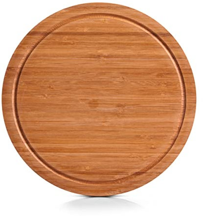 Zeller 25250 Tabla para Cortar, Madera, Marrón, 30x30x2 cm