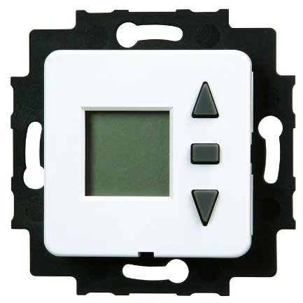 Kopp Paris/HK05 Rollladenzeitschaltuhr, automatische Steuerung von Rollläden und Markisen, Ferien-und Handsteuerung, LCD-Display, 3A, 230V~, 1500W/VA, IP20, arktis-weiß, 198513016