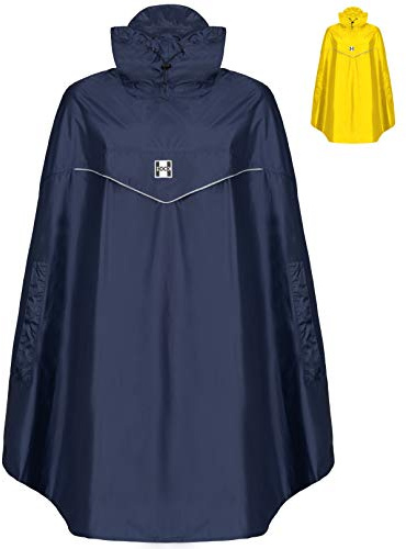 Chubasquero para bicicleta 'Rain Light', el poncho 'cotidisPoncho con capucha y apertura lateral – Extra ligero para hombre y mujer – Poncho para bicicleta 100 % impermeable para bicicleta