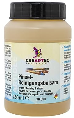 Artidee CREARTEC - Pinsel Reinigungsbalsam - zur intensiven Reinigung ihrer Pinsel - 250ml - Made in Germany