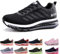 Air Zapatillas de Running para Hombre Mujer Zapatos para Correr y Asfalto Aire Libre y Deportes Calzado BlackWhtie 40