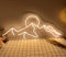 LED dekoratives Licht USB-Schnittstelle Berg Sonnenaufgang Sonnenuntergang LED Neonlicht Dekoration Home Art Wand Helligkeit einstellbar 42x30cm