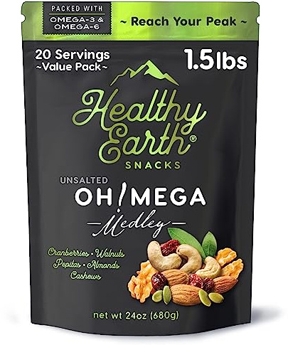 Mixed Nuts Unsalted | Trail Mix | Trail Mix without Peanuts | Gourmet Snacks, Protein Snacks, Gluten Free, No Preservatives, High Fiber (Omega-3 and Omega-6)