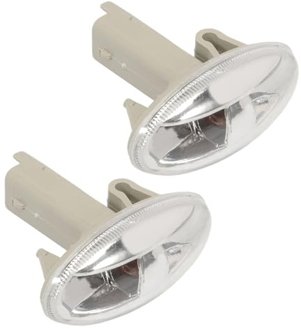Anlseiod 2 x Intermitente lateral para Peugeot 206 307 107 1007 Expert Partner 6325.G3 para C1 C2 C3 C5 Berlingo Xsara 12V 6325G3 Intermitente lateral con soporte de bombilla y bombilla