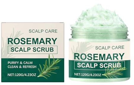 Exfoliante para el cabello: crema purificadora clarificante de 4.23 oz, acondicionador del cuero cabelludo para una nutrición limpia, textura ligera no grasa, configuración refrescante fácil de usar,