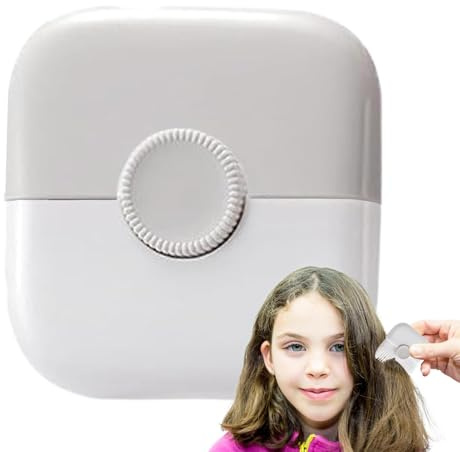 Rifinitore per estremità doppie da donna - Strumenti per tagliare i capelli per le donne - Copertura protettiva in ABS per tagliacapelli 2 in 1, design staccabile per capelli fissi, frangia sottile pe