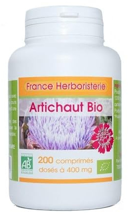 ARTICHAUT BIO AB 200 comprimés dosés à 400 mg.