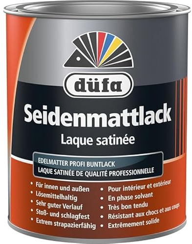 düfa Seidenmattlack RAL 7035 Lichtgrau 750 ml grau matt │ Lack Buntlack für Innen & Außen
