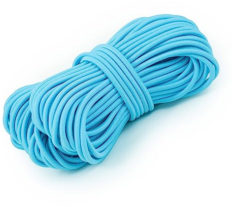 Shelver Premium Elastic Cord, 3mm Turquoise Blue, 20m
