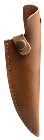 MiOYOOW PU Leder Messerscheide, Handgefertigte Lederscheide für Messer Tragbares Feststehendes Messerholster Küchenmesser Schutzscheide