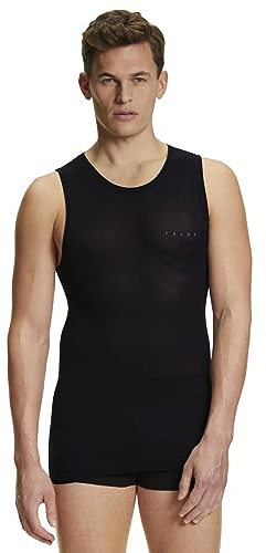 FALKE Ultralight Cool M S/L Sh Filo Funzionale Asciugatura Rapida, Maglia Uomo, Nero Black 3000, L