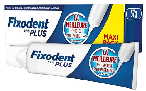 Fixodent Pro Plus La Migliore Tecnologia Antiparticolato Crema Adesivo Per Protesi Dentali 57G