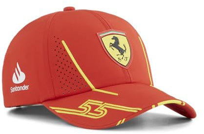 PUMA Scuderia Ferrari 2024 Carlos Sainz Kappe Brennt rot Einheitsgröße