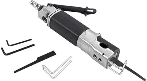 Weytoll Scie alternative pneumatique 90PSI 9000BPM Scie alternative Scie électrique portable pour métal Scie sabre en alliage d'aluminium robuste