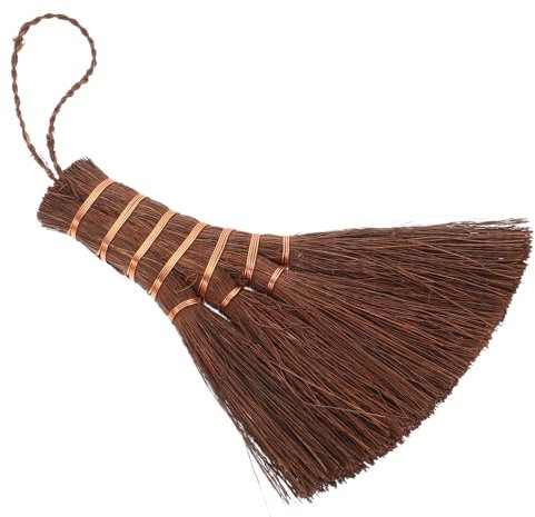 POPETPOP Scopino Multifunzionale Per Scrivania e Superfici Piccolo e Leggero Spazzola Per Pulizia Fessure e Angoli Per Ufficio e Casa Facile Da Usare e Portatile