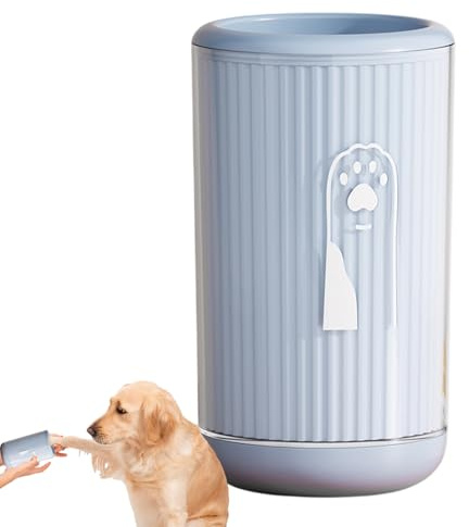 Dog Paw Cleaner Cup, Adorable Muddy Paw Washer, 4.33 x 3.35 x 2.76 Inches/ 5.31 x 3.35 x 2.76 inches, Portable Soft Cleaning Brush, Pet Accessories for Medium Dogs