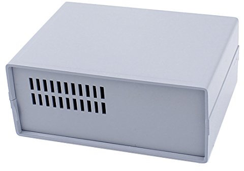 Caja de plástico gris Sourcing Map 165mmx120mmx68mm - DIY Proyecto de cableado electrónico