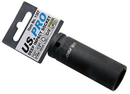US PRO Single 1/2 DR 21MM 6PT Deep Impact Socket 1367
