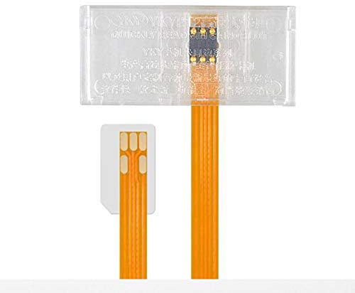 VOANZO 4PCS 1A150Y Tarjeta grande a pequeño teléfono móvil Adaptador de tarjeta SIM Cable de extensión Cable 15.5 cm