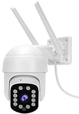 HiKam A9 2023 Gen, PT Überwachungskamera Aussen mit Personenerkennung, Ultra HD 2K Auflösung, Kabellose IP WLAN Outdoor Kamera Schwenkbar mit Sirene, Nachtsicht, 2-Wege Audio,App,IP66 Wasserdicht