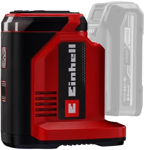 Einhell Station électrique Portable TC-ES 18/150/1 Li-C-Solo Power X-Change (18 V, onduleur Compact, Prise 230 V, Ports USB-A et USB-C PD, sans Batterie)