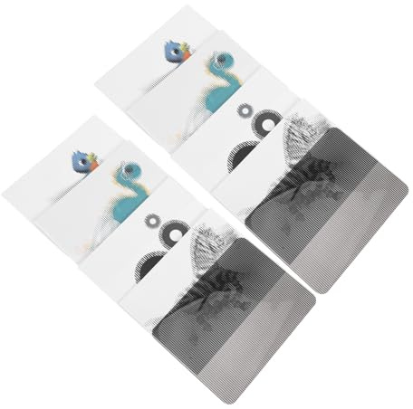 JOINPAYA 2 Sets Optical Experiment Kit Lenticular Lens, Animation Stripe Illusion Science for Preschool, Visual Illusion Game and Scientific Learning Set
