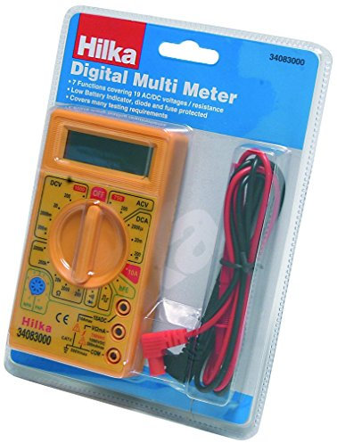 Hilka 34083000 Digital Multi-Meter,Yellow
