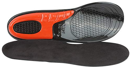 Massaging Gel Insoles by CSL Great for Comfort, Pain Relief, Worker's Boots & Sport Shoes (Mens - UK Size 8-12)