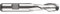 Dormer C123 C1233.5 HSS-E-PM 2 Flûtes Fraise à rainurer Finition brillante Diamètre 3,5 mm
