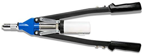 SECOTEC® 2-Hand Blindnietzange Ø 3,2-6,4 mm Nietgerät mit Auffangbehälter Nietzange Nietenzange Popnietzange