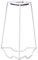 7” Lamp Shade Carrier Holder Gimble/Gimbal Metal Support Frame – Gloss White Steel – Fits 25mm Diameter Lamp Holders Stands