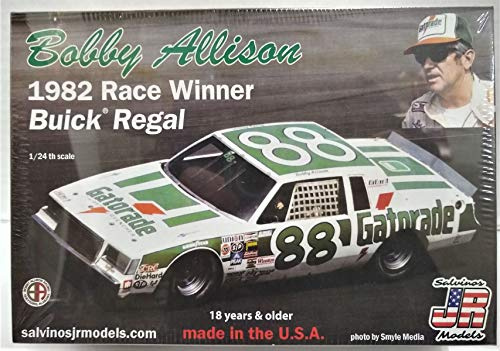 Salvinos Jr Models BAB1982D 1/24 Bobby Allison #88, Buick Regal, 1981 Nascar. Plastic Model kit