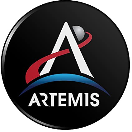 NASA Artemis Moon Logo Kitchen Refrigerator Locker Button Magnet