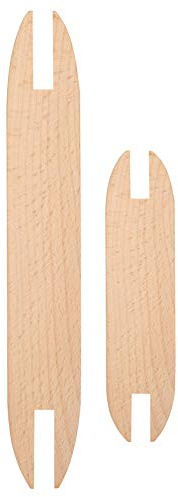 2pcs Navette de Tissage en Bois pour Métiers à Tisser, Outils de Bricolage pour Tricoter des Chandails, des écharpes, des Tapisseries, des Accessoires de Tissage pour les Débutants, les Enfants