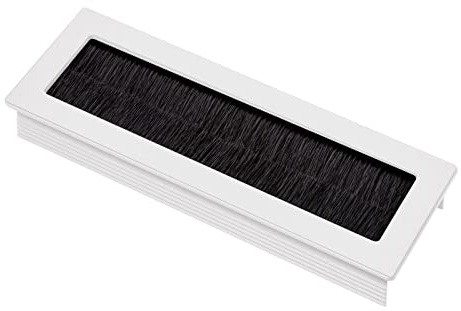 SOTECH 1 x kabelgenomföring Toledo i aluminium vit eloxerad 150 x 70 mm Installationsmått: 140 x 62 x 15,3 mm
