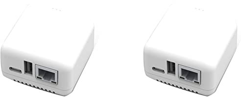 PHTOIT 2X Mini Serveur d'impression Réseau USB 2.0 NP330 (Version Réseau)