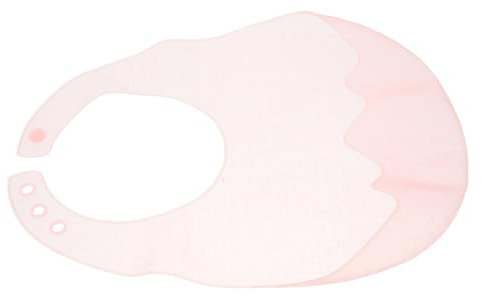 BESTonZON Silikon Lätzchen Verstellbar Leicht Mit Auffangtasche -frei Dünn Und Strapazierfähig Für Jungen Mädchen Neugeborene Waschbar Und Schnell Trocknend Mit Aufbewahrungsbox Rosa