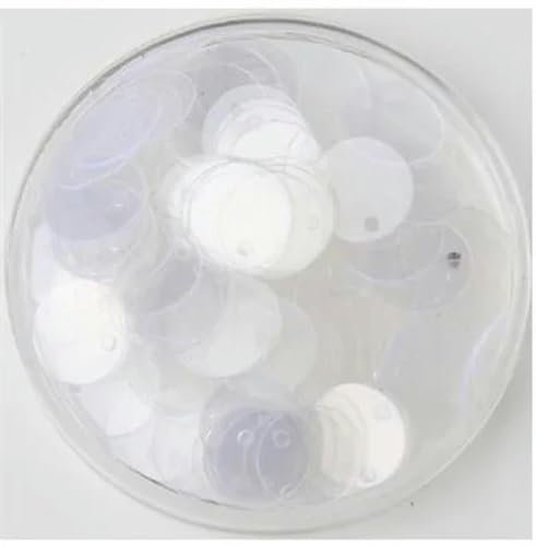 Lose PVC-Pailletten mit Loch, Pailletten, 20 mm, lose, runde, große silberne Pailletten, 2 cm Löcher, Konfetti, DIY, Hochzeit, Schmuck, Kleidung, Taschenzubehör, S, 10 g(Transparent,20mm 10g)